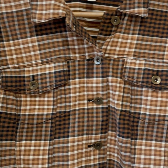 Cato Brown Plaid Cropped Jacket - Picture 5 of 14